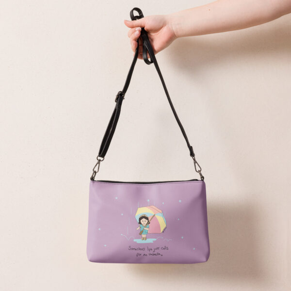 Sometimes Life Calls for an Umbrella – Polly Pocket Inspired Crossbody Bag - Image 5