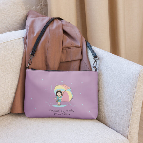 Sometimes Life Calls for an Umbrella – Polly Pocket Inspired Crossbody Bag - Image 8