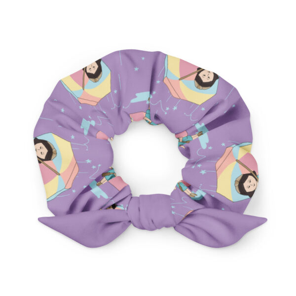 Polly Pocket Vibes – Retro Bow Scrunchie (Because your hair deserves a tiny bit of magic.)