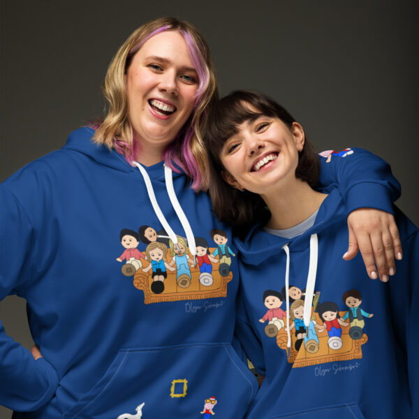 The One with Polly Pocket – Unisex Hoodie (Because every friend group needs one.) - Image 7