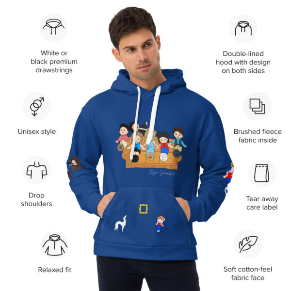 The One with Polly Pocket – Unisex Hoodie (Because every friend group needs one.) - Image 8