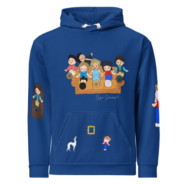 The One with Polly Pocket – Unisex Hoodie (Because every friend group needs one.) - Image 9
