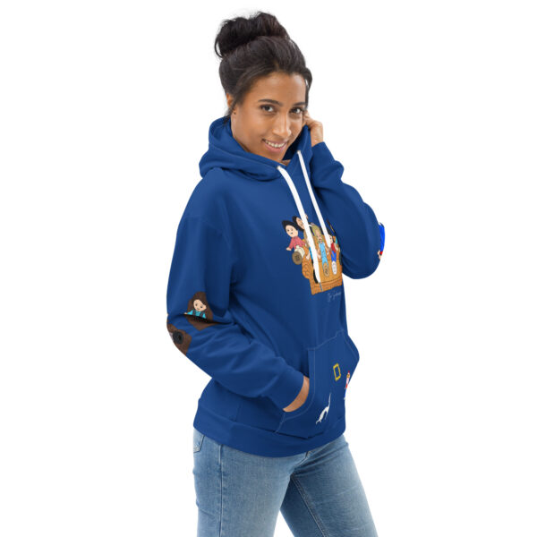 The One with Polly Pocket – Unisex Hoodie (Because every friend group needs one.) - Image 3