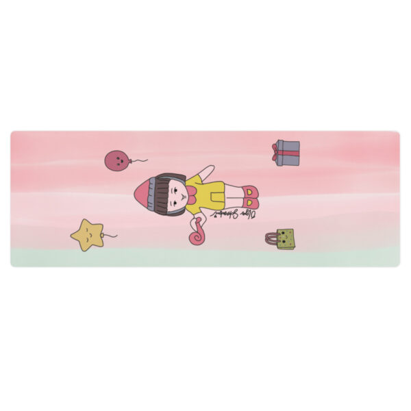 Birthday Bliss – Polly Pocket Inspired Yoga Mat (Celebrate every stretch like it’s your special day.)