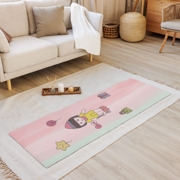 Birthday Bliss – Polly Pocket Inspired Yoga Mat (Celebrate every stretch like it’s your special day.) - Image 3