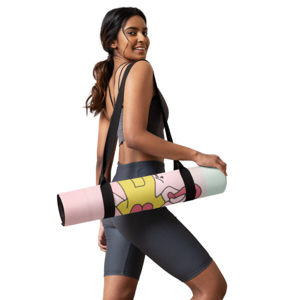 Birthday Bliss – Polly Pocket Inspired Yoga Mat (Celebrate every stretch like it’s your special day.) - Image 4
